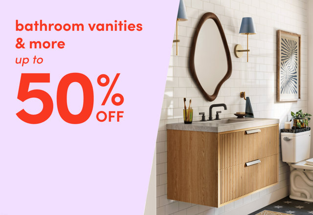 deals on bathroom vanities & more